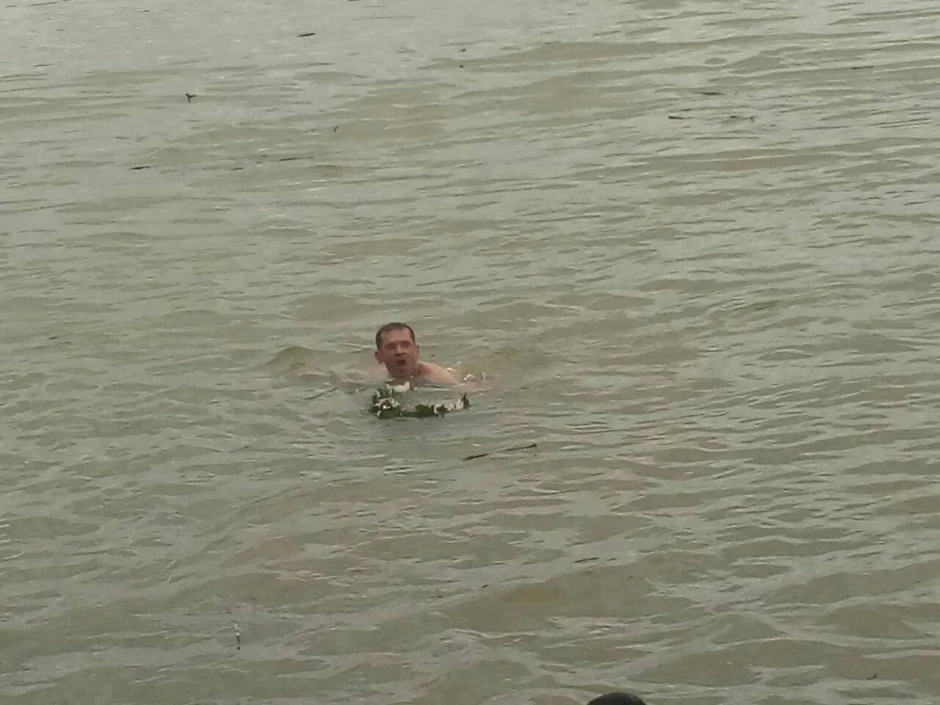 Rajko Lajić, pravnik, prvi je stigao do časnog krsta u Savi u Gradiški 