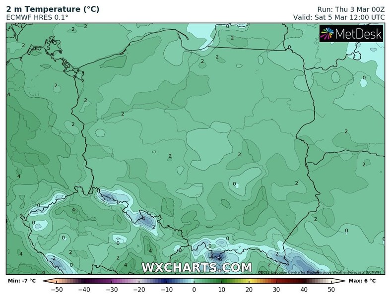 Do końca tygodnia będzie chłodno, ale w dzień bez mrozu