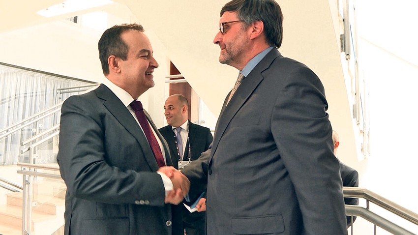 Ivica Dačić i Metju Palmer