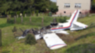 Rybnik: mały samolot rozbił się w pobliżu przedszkola