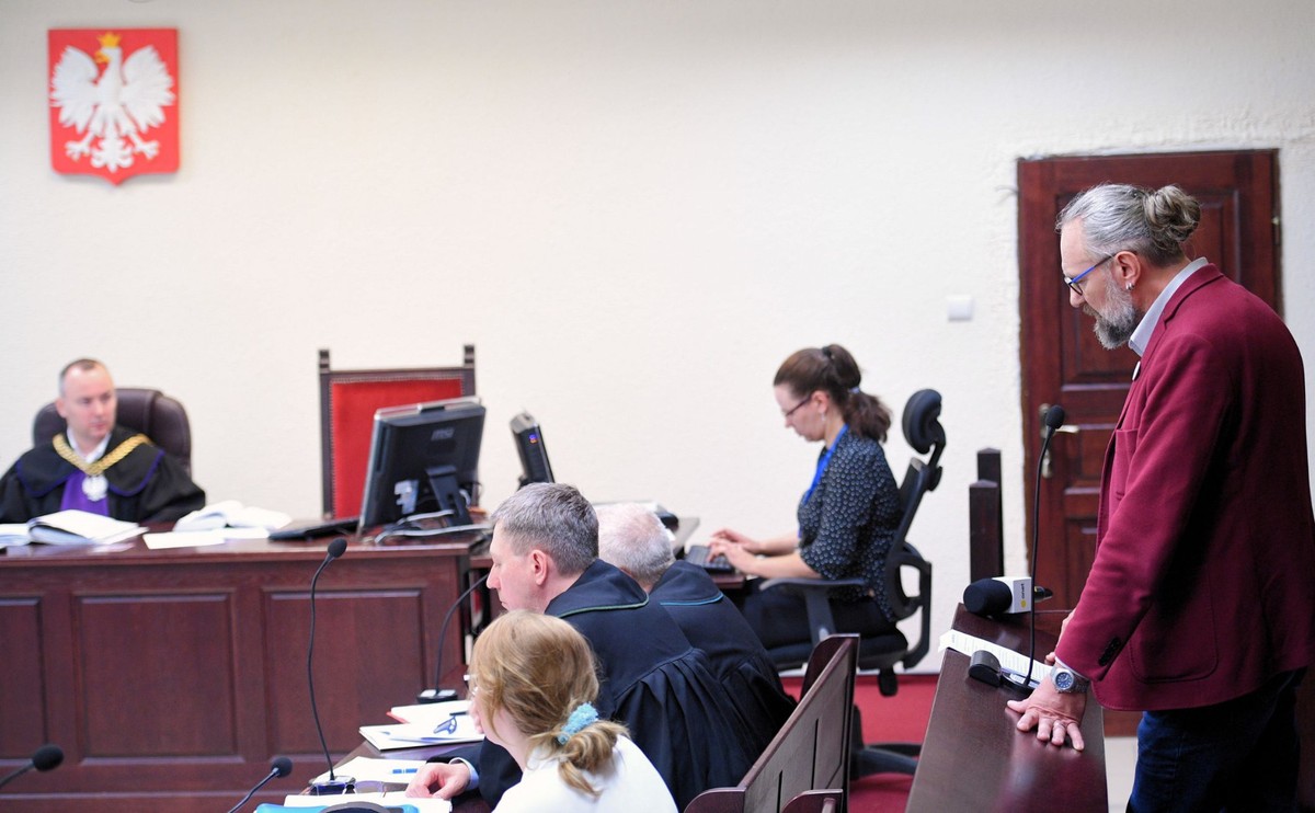 Mateusz Kijowski w sądzie