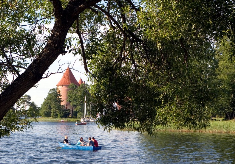 Litwa, zamek w Trokach