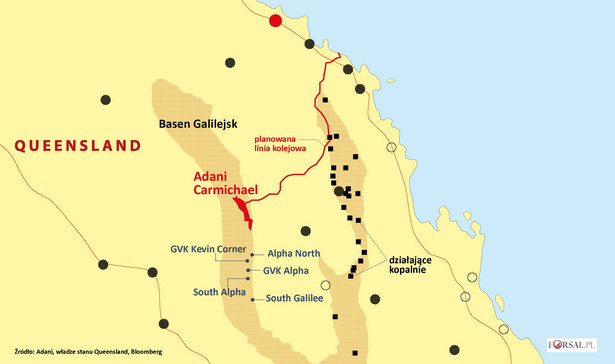 Australia - kopalnia Adani Carmichael