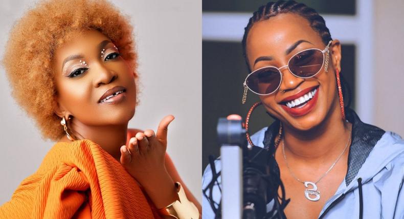 Cleopatra Koheirwe and Sheebah Karungi