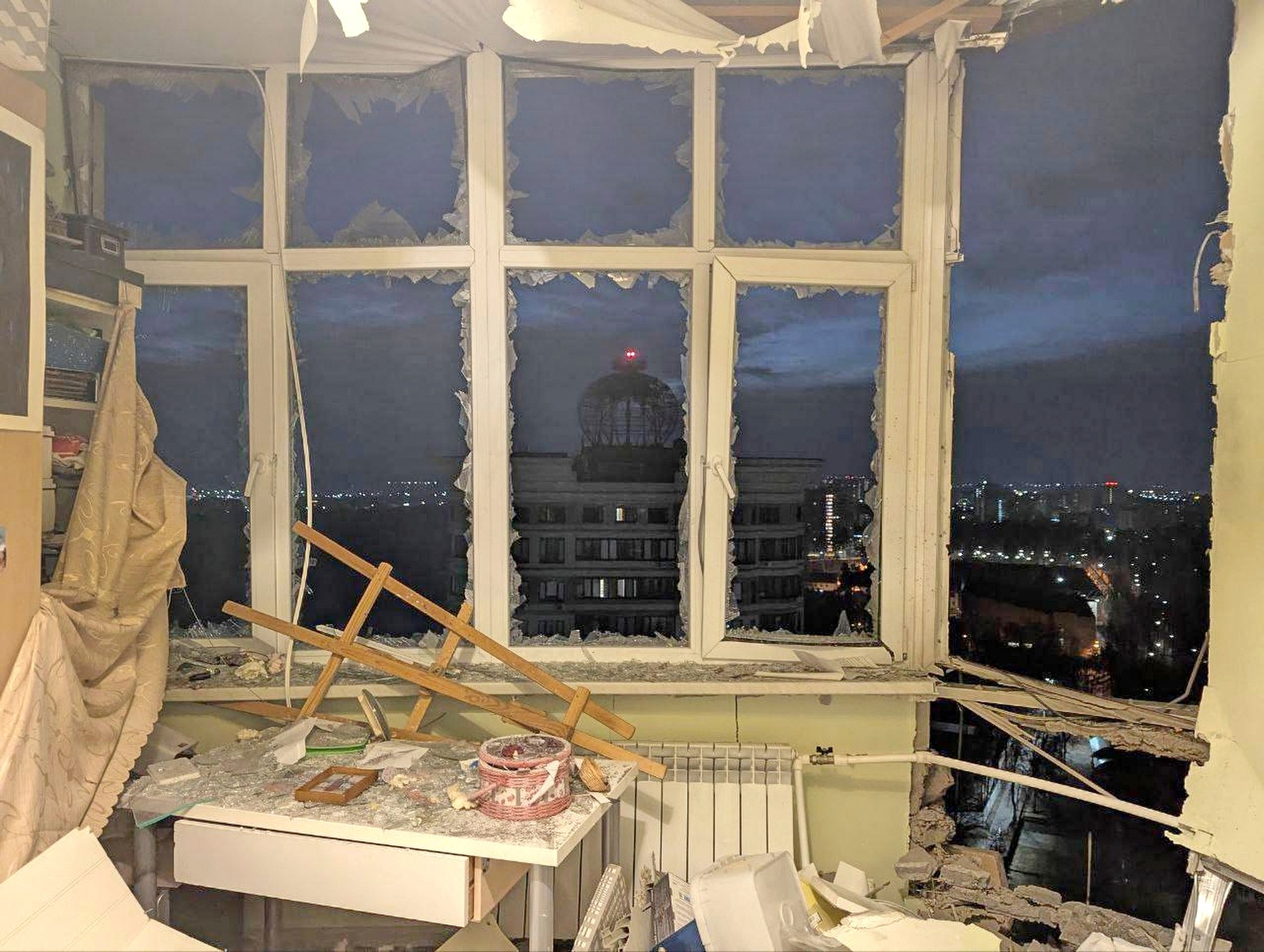 Moskva čelila masívnemu útoku dronov.