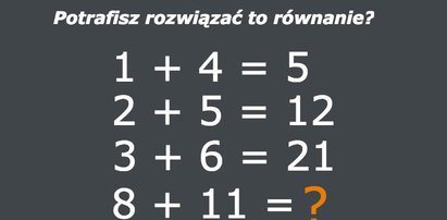 Tylko nieliczni potrafią rozwiązać tę zagadkę. Dasz radę?