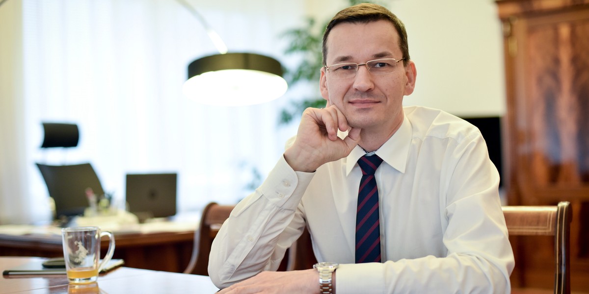 Wicepremier Mateusz Morawiecki