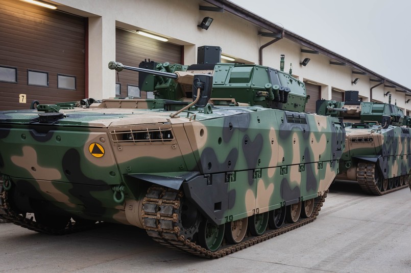 Borsuk w bazie 15. Giżyckiej Brygady Zmechanizowanej im. Zawiszy Czarnego