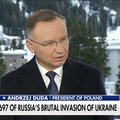 Wywiad Dudy w amerykańskiej telewizji. Mówił o Tusku, Trumpie i Ukrainie