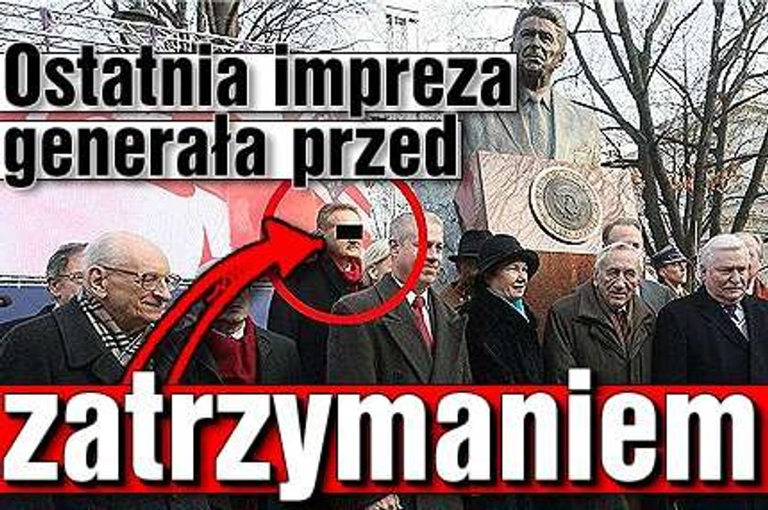 Ostatnia impreza generała przed zatrzymaniem