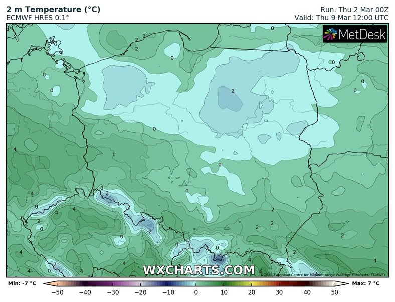 Temperatura ponownie mocno spadnie