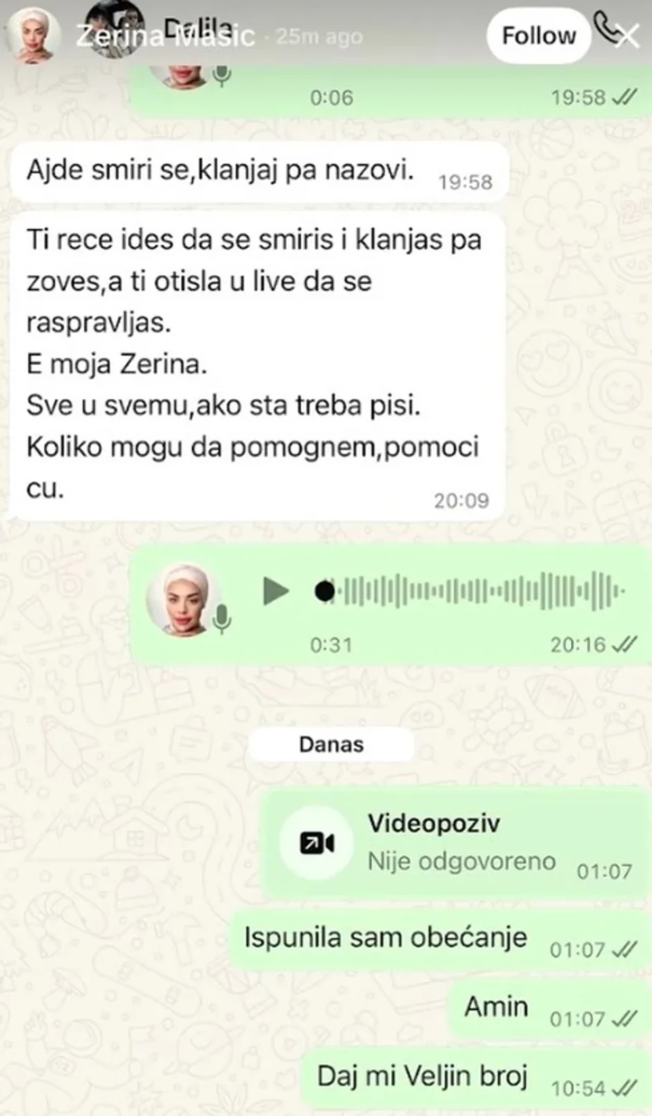 Prepiska Zerine i Dalile Dragojević