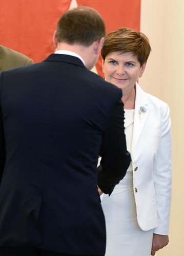 Beata Szydło i Andrzej Duda
