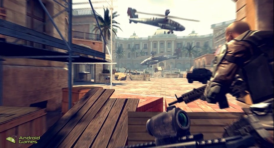 <b>Modern Combat 4</b>
<br><br>
Gra nie ma zbyt wyszukanej fabuły, a gameplay bywa toporny. Nie zmienia to jednak faktu, że Modern Combat 4 to zdecydowanie najlepszy FPS dostępny na urządzenia mobilne.