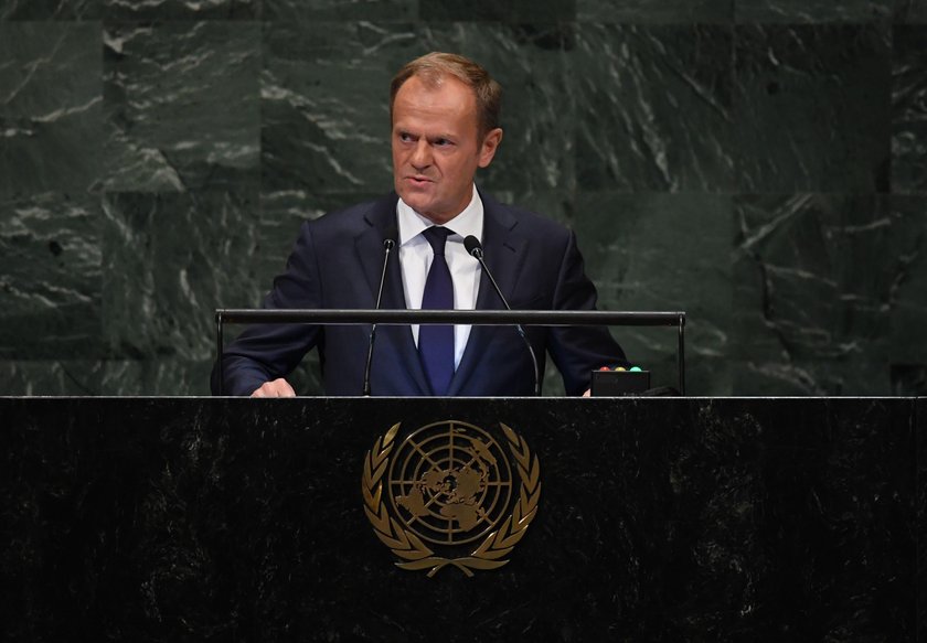 Donald Tusk biega w Nowym Jorku. Uwagę internautów przykuł jeden szczegół