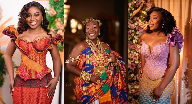 Brides in Kente 