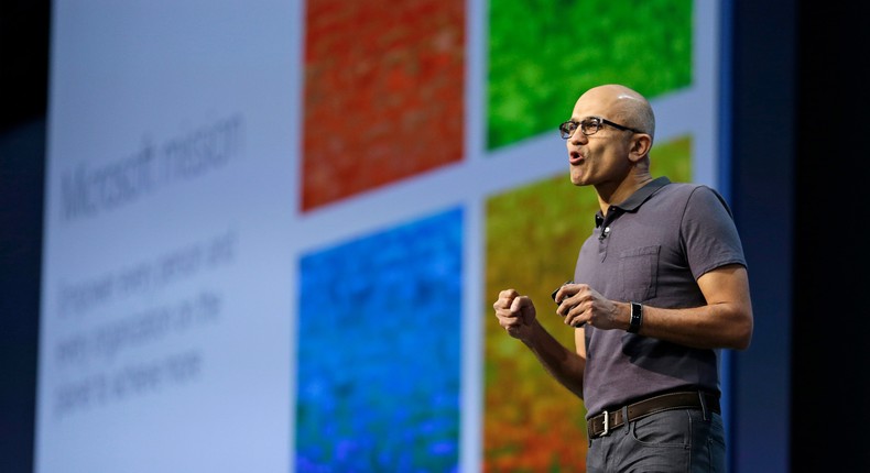 Microsoft CEO Satya Nadella has been trying to move the company away from its reliance on Windows.