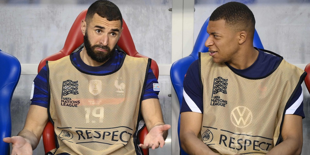 Karim Benzema i Kylian Mbappe