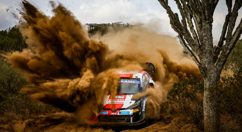 Photo posted by 2022 WRC Safari Rally champion, Finn driver Kalle Rovanperä
