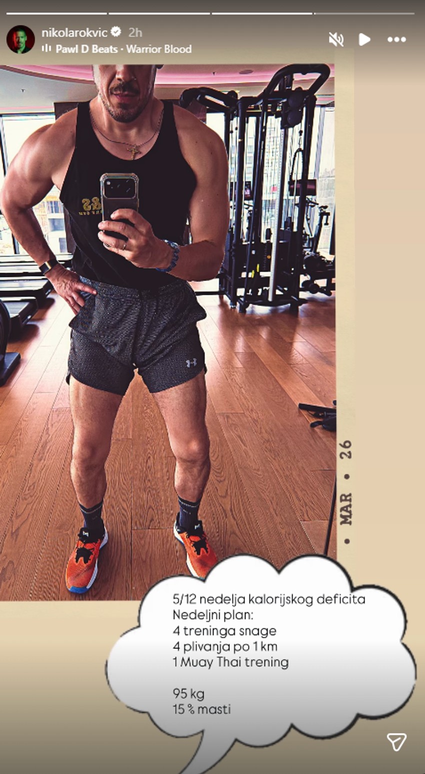 Nikola Rokvić otkrio kako trenira