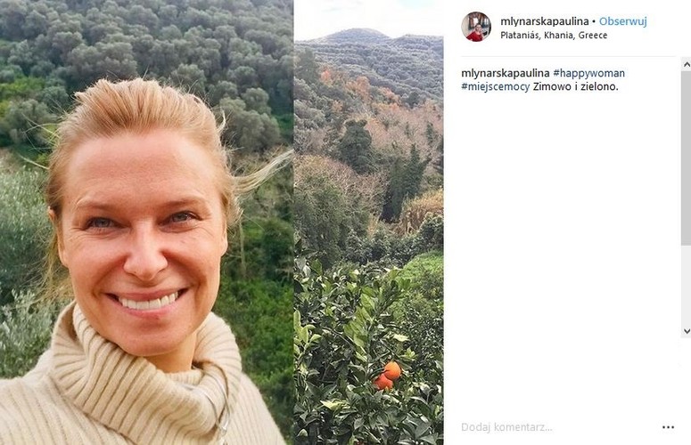 Paulina Młynarska na Krecie