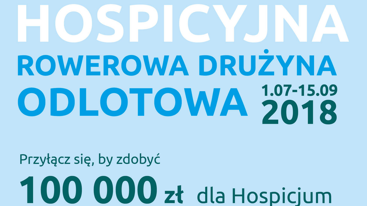 Stanisław Gazda − olimpijczyk radem z Pszczyny wsparł Hospicyjną Rowerową Drużynę Odlotową, która walczy o 100 tys. zł na cel społeczny fundowane przez Fundację Lotto.