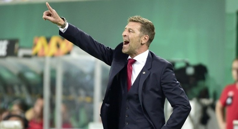 Spartak Moscow have sacked their coach, Italian Massimo Carrera