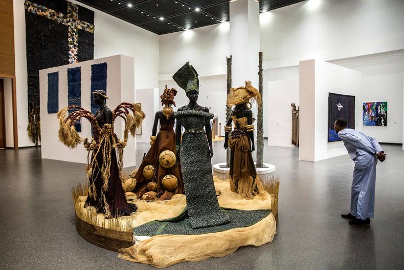Visitors can see everything from ancient artifacts and sculptures to contemporary art and literature from the African diaspora.