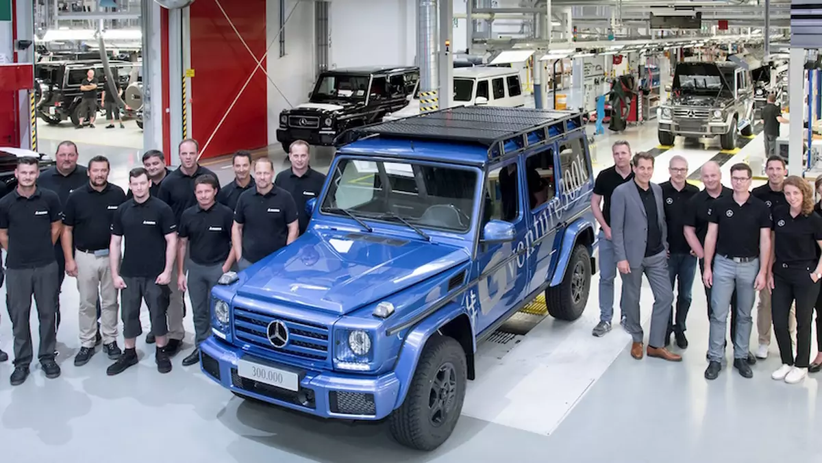 Mercedes klasa G: 300 tys. egz. z Grazu