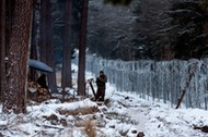 Posterunek Wojska Polskiego przy granicy z Białorusią nad rzeka Przewłoka w trudno dostępnym, bagiennym fragmencie Puszczy Białowieskiej.