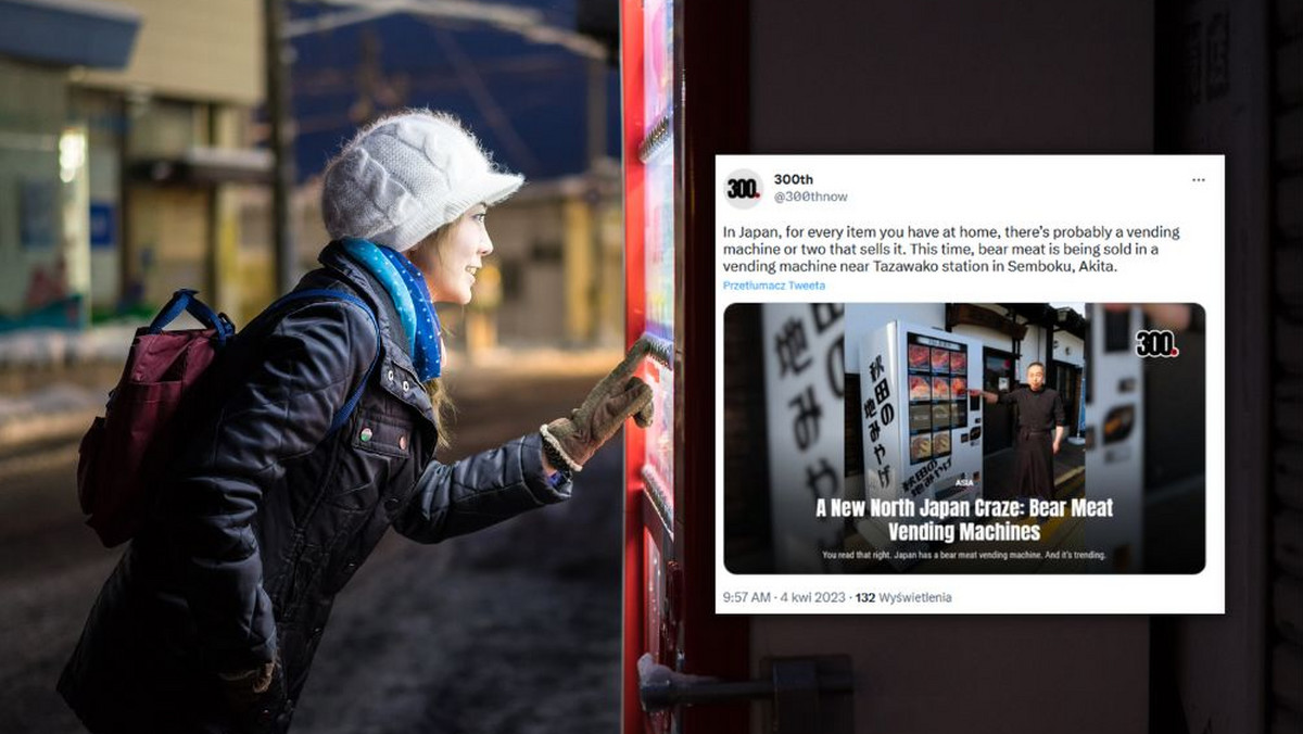 W Japonii stanął automat do sprzedaży mięsa niedźwiedzi