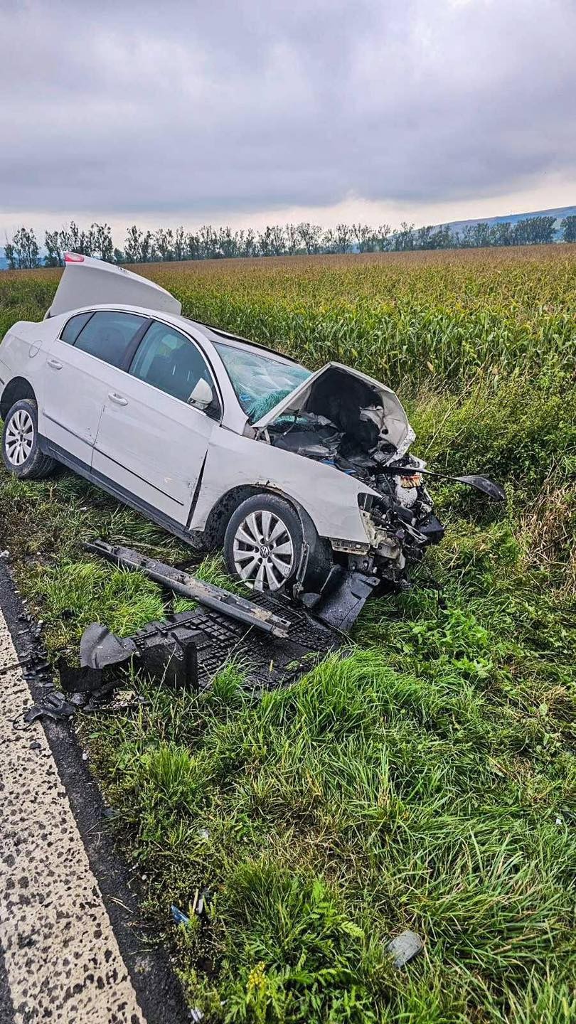 Medzi obcami Ďurkov a Ruskov v okrese Košice-okolie došlo k vážnej nehode. 