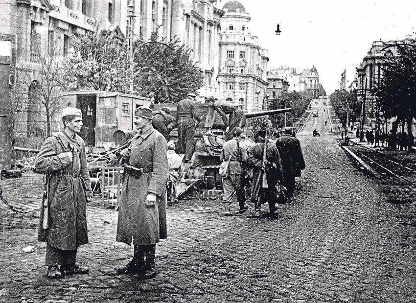 Ulica Miloša Velikog na dan oslobođenja