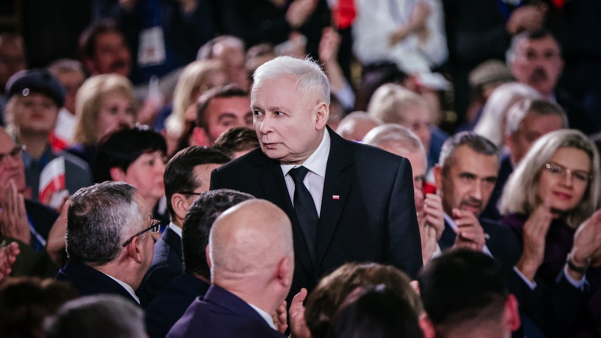 Jarosław Kaczyński na spotkaniu z sympatykami PiS