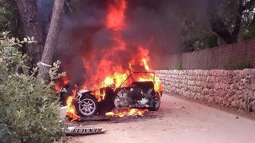 Tragedia na Oris Rally Clasico de Mallorca! Pilot spłonął żywcem!