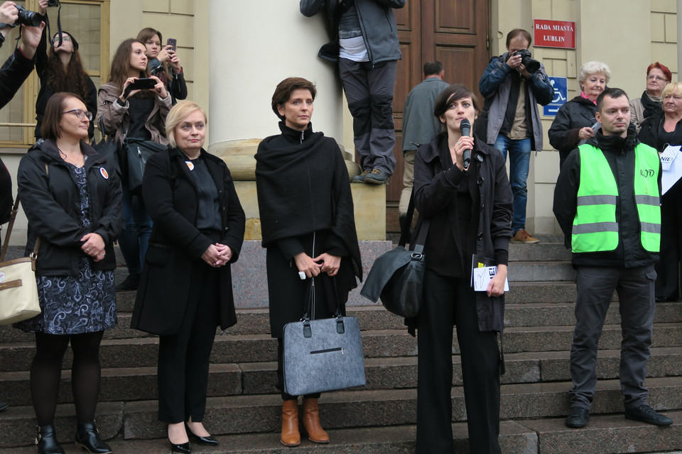 "Czarny poniedziałek" w Lublinie