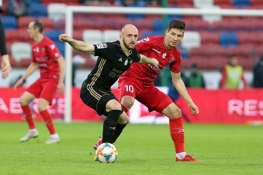 Pilka nozna. Ekstraklasa. Gornik Zabrze - Wisla Krakow. 03.05.2019