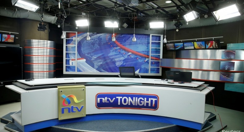 File image of an empty NTV studio