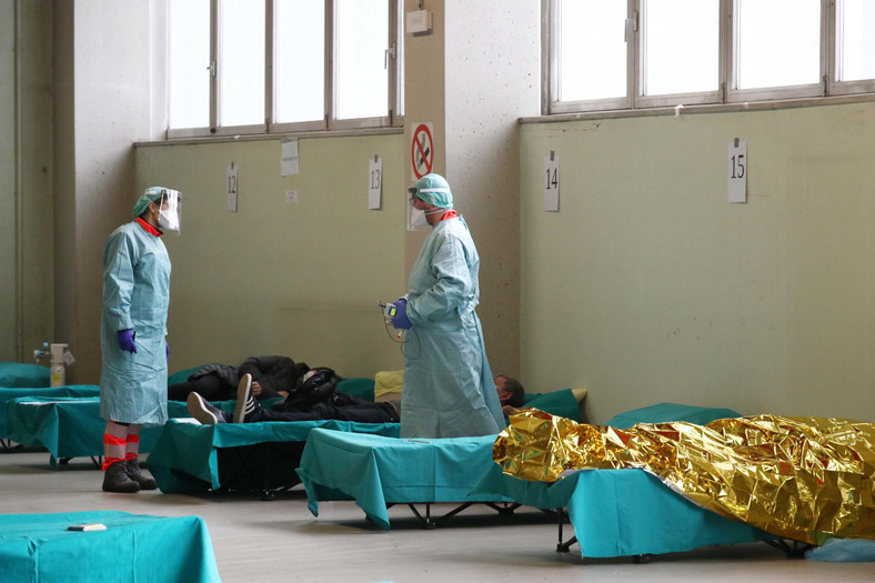 Epidemia koronawirusa we Włoszech - sytuacja w szpitalu
