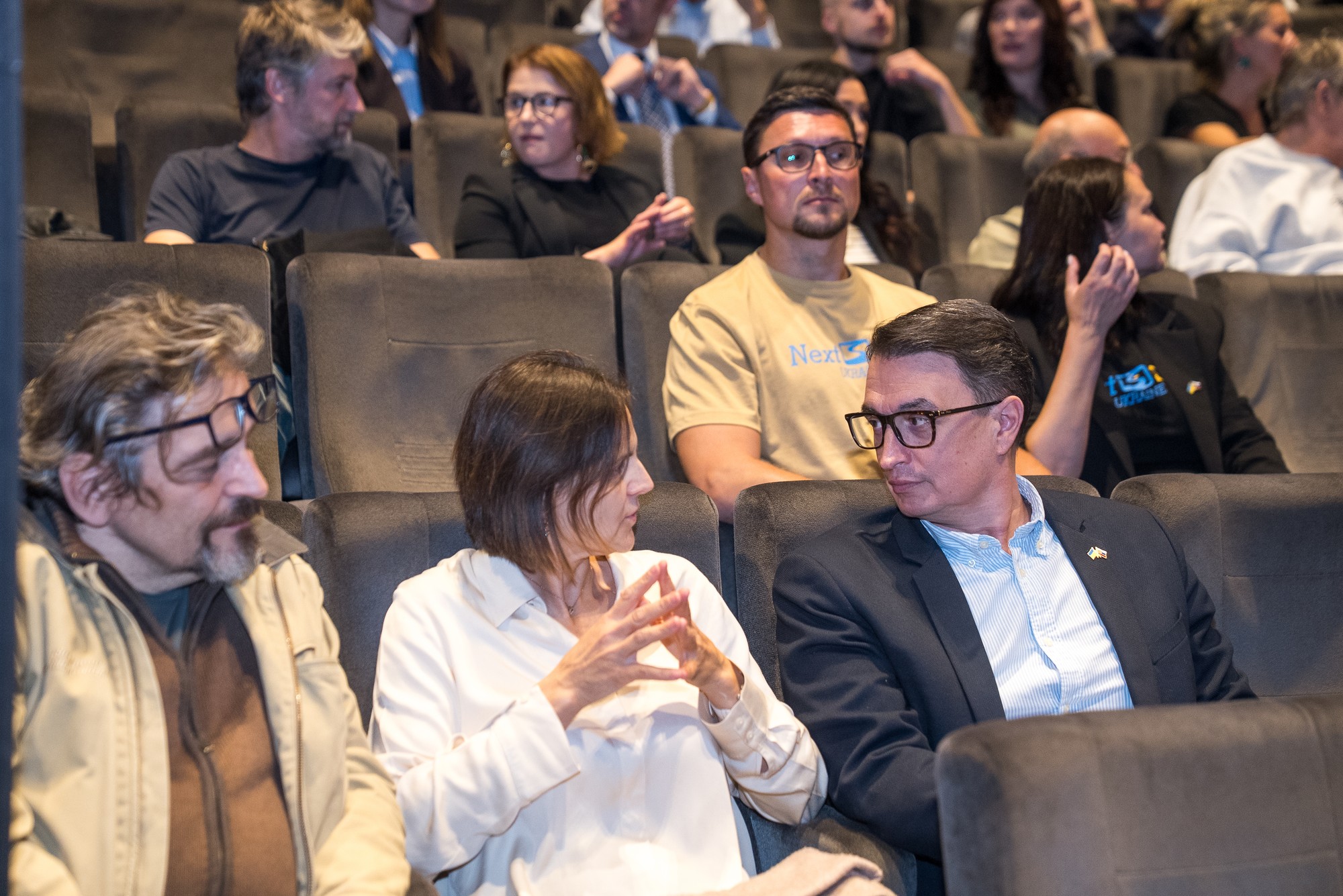 Juraj Rizman na slovenskom uvedení dokumentárneho filmu Zomrieť a žiť.