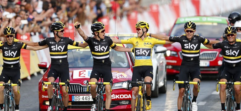 Tour de France: Froome wygrywa po raz trzeci. Majka "królem gór"