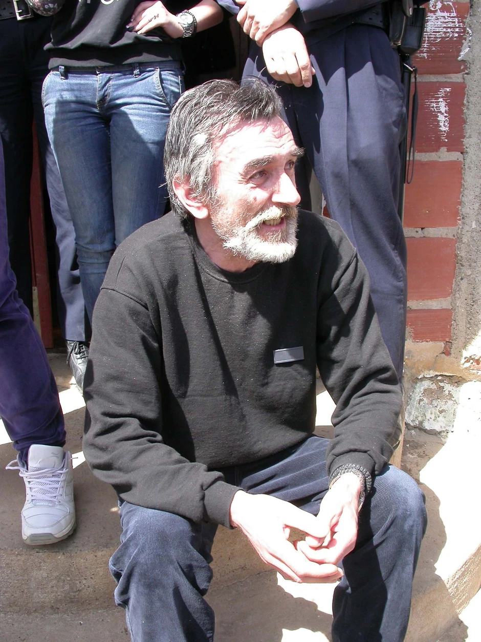 Venko Panajotov ispred kuće