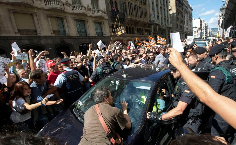 Zamieszki w Barcelonie