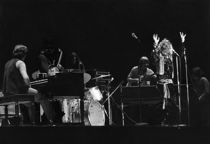 Janis Joplin z zespołem