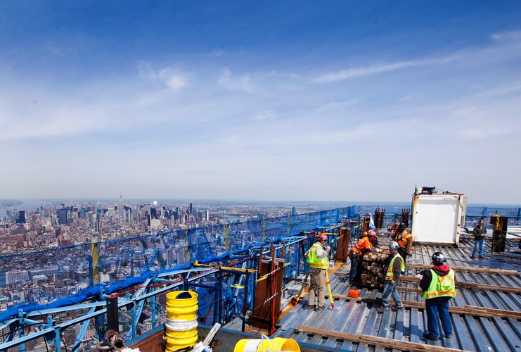 One World Trade Center w budowie