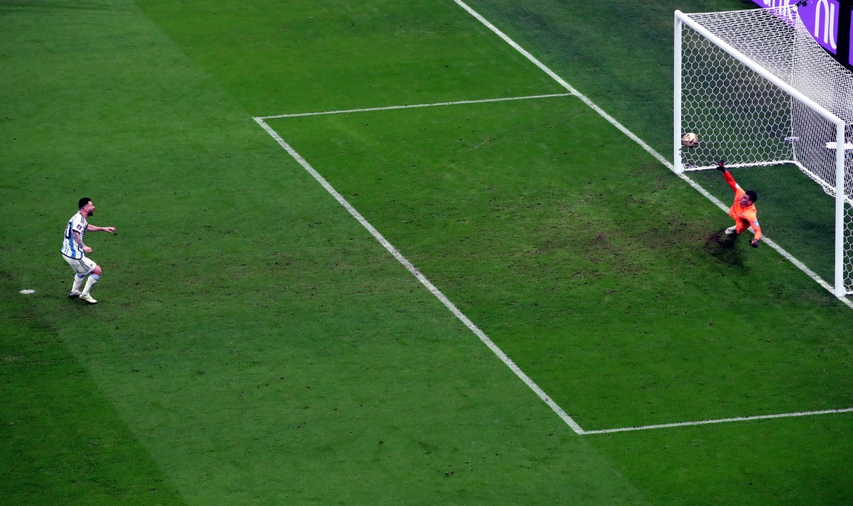 Dominik Livakovic i Lionel Messi