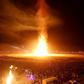 The Man is engulfed in flames as approximately 70,000 people from all over the world gathered for the annual Burning Man arts and music festival in the Black Rock Desert of Nevada