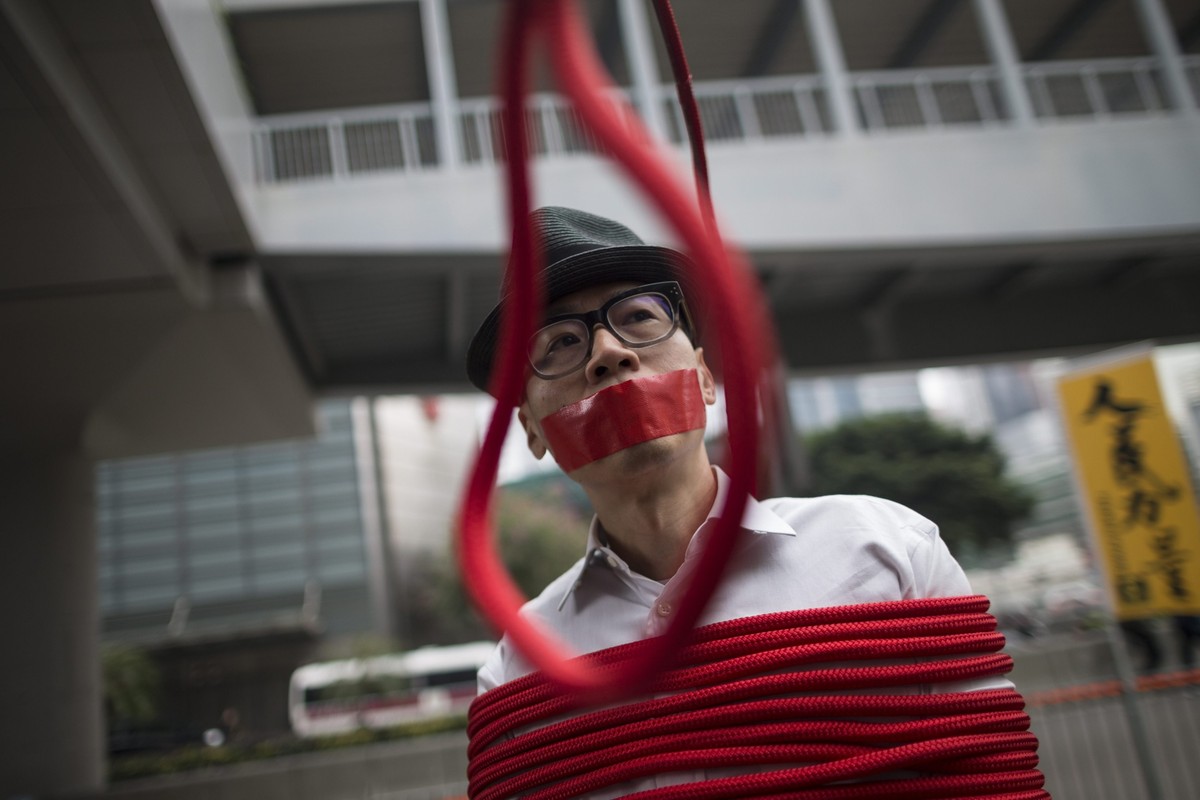 Protest w Hongkongu