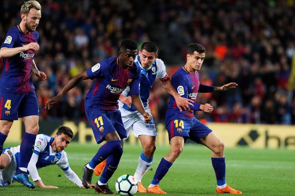 Strelac prvog gola za Barselonu: Osman Dembele