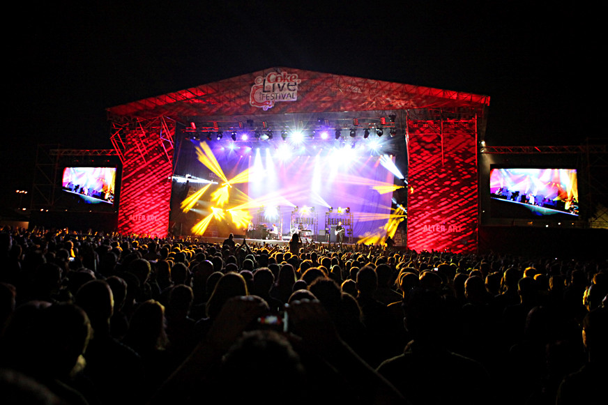 Editors na Coke Live Music Festival 2011 (fot. Joanna Combik/Onet.pl)